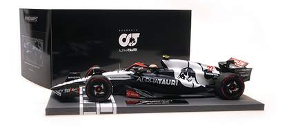 [ Back-order ] MINICHAMPS 117230122 1:18 Scuderia Alpha Tauri AT04 Tsunoda Yuki 2023 model car