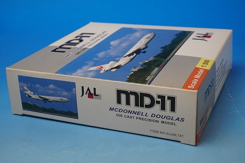 1:500 MD-11 JAL J Bird Ptarmigan JA8589 SJJAL141 Gulliver airplane model