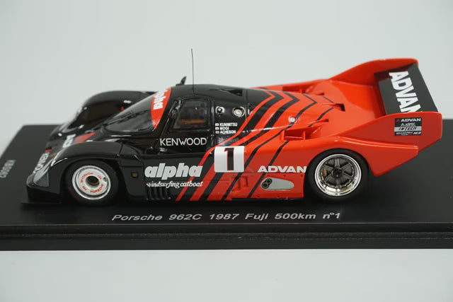 1:43 Spark KBS062 International Trade Custom Porsche 962C Fuji 500km 1987 #1 model car