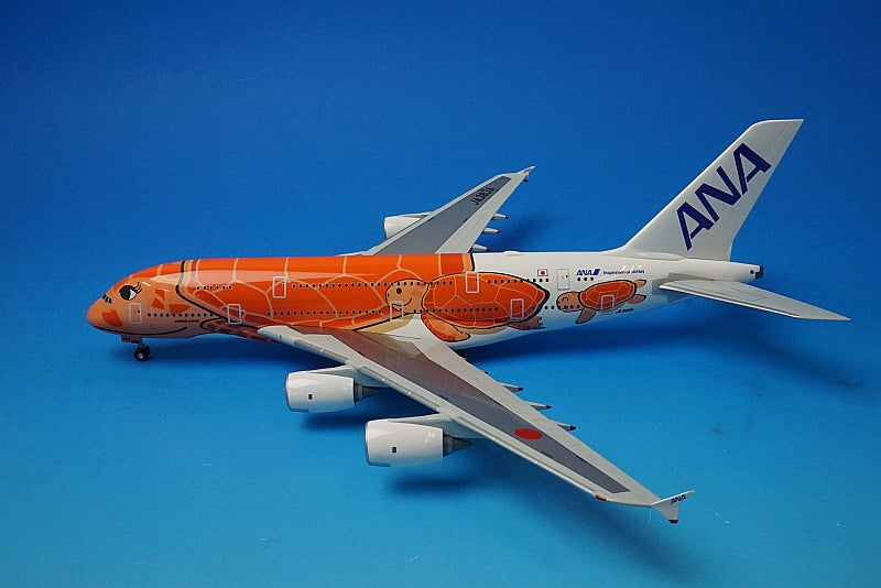 1:200 A380-800 ANA FLYING HONU Sunset Orange JA383A NH20146 ANA