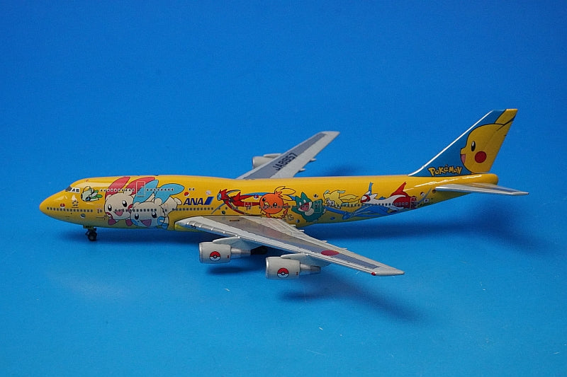 1:500 B747-400 ANA Pokemon Pikachu Jumbo JA8957 NH50030 ANA airplane model