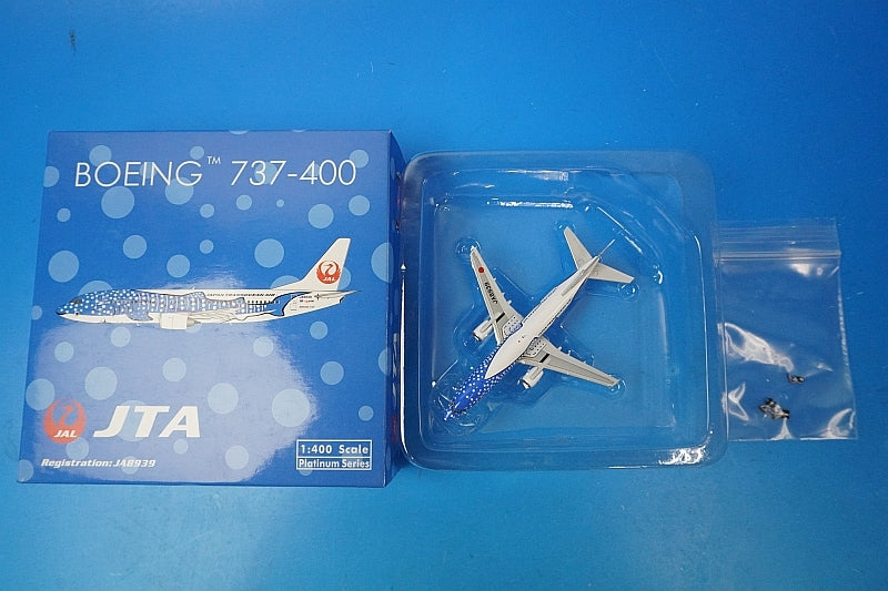 1:400 B737-400 JTA Japan Transocean Whale Jet JA8939 10984 Phoenix airplane model