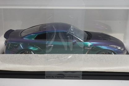 1:18 ignition model IG1033 LB-WORKS GT-R (R35) Metallic Purple / Green WEB Limited