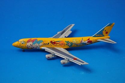 1:400 B747-400 ANA Pokemon Pikachu Jumbo Flap Down JA8957 NH40060 ANA airplane model