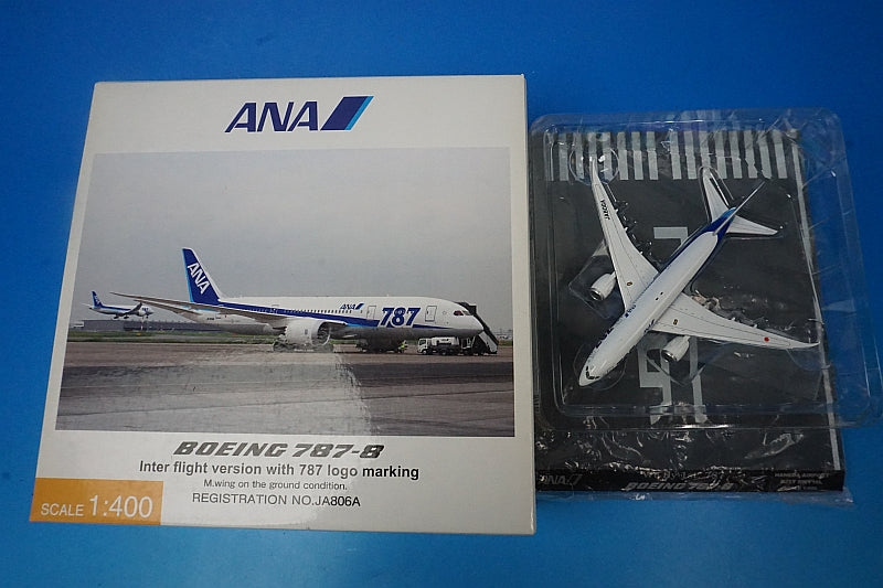 1:400 B787-8 with ANA Logo, wing ground attitude JA806A NH40068 ANA