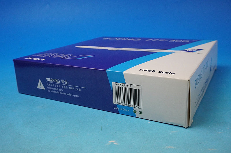 1:400 B777-300 ANA-style livery JA751A 04149 Phoenix airplane model