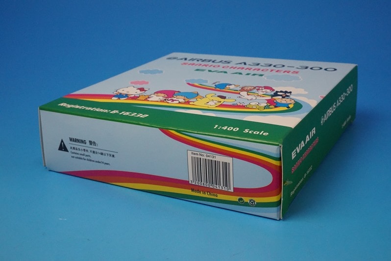 1:400 A330-300 EVA Air Sanrio Character Joyful Dream B-16332 04131 Phoenix airplane model