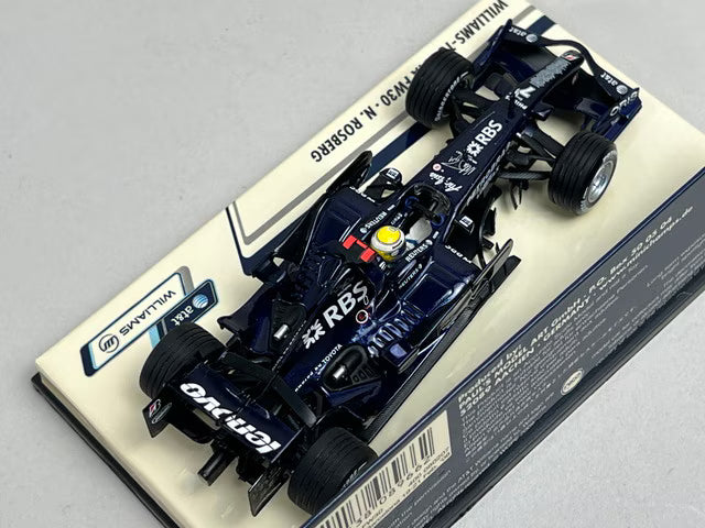 1:43 MINICHAMPS 400080207 AT&T Williams Toyota FW30 Test Barcelona N. Rosberg 2008 #7