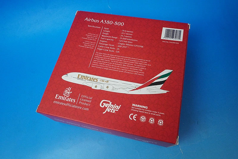 1:400 A380-800 Emirates A6-EDE GJUAE1055 Gemini