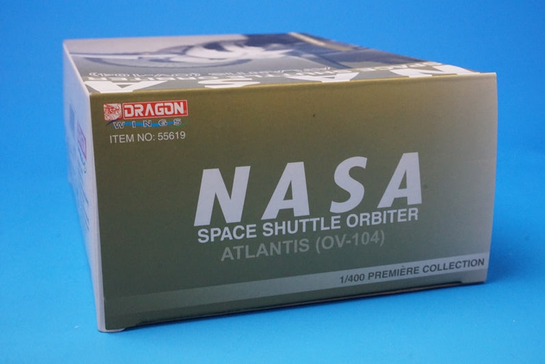 1:400 NASA Space Shuttle Orbiter Atlantis OV-104 55619 Dragon