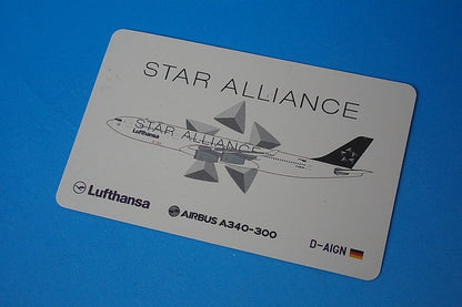 1:400 A340-300 Lufthansa Star Alliance D-AIGN EW4343001 JC Wings airplane model