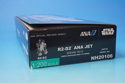 1:200 B787-9 ANA STAR WARS R2-D2 with WiFi radome gear JA873A NH20106 ANA