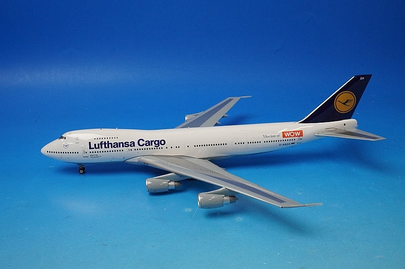 1:200 B747-200 Lufthansa Cargo WOW D-ABZA JF-747-2-022 JFox Models airplane model