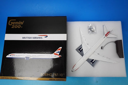 1:200 B787-10 British G-ZBLA G2BAW904 Gemini airplane model