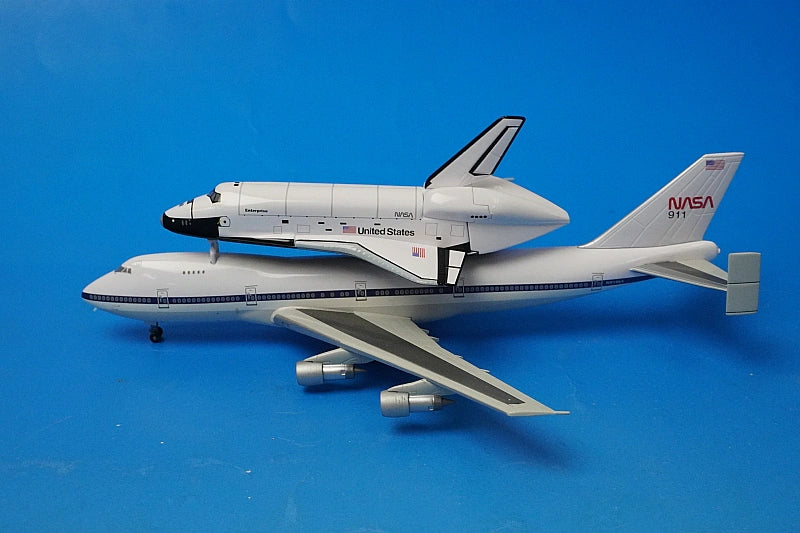 1:400 NASA Space Shuttle Enterprise (OV-101) & B747-100SCA N911NA 55409 Dragon airplane model