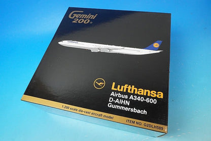 1:200 A340-600 Lufthansa Gummersbach D-AIHN G2DLH589 Gemini airplane model