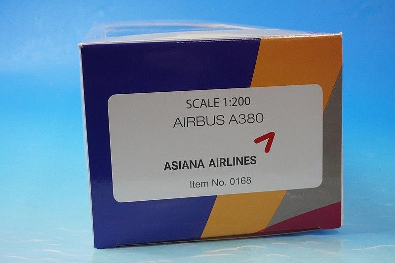 1:200 A380-800 Asiana HL7625 0168 Hogan airplane model