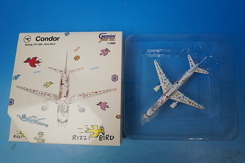 1:400 B757-200 Condor Rizzi Bird D-ABNF GJCFG329 Gemini airplane model