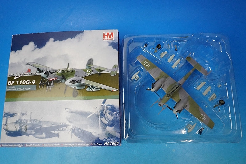 1:72 BF-110G-4 German Air Force Sharkmouth HA1805 Hobby Master airplane model