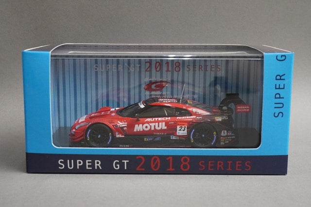 1:43 EBBRO 45623 Nissan NISMO MOTUL AUTECH GT-R GT500 2018 #23 Super GT Tsugio Matsuda / R. Quintarelli