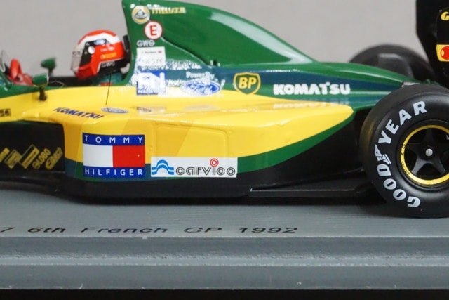 1:43 SPARK S5356 Lotus 107 6th France GP 1992 #12 model car