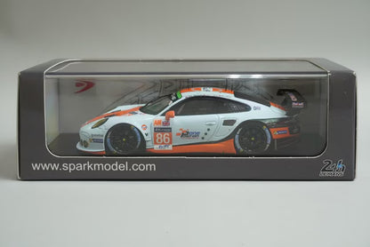1:43 SPARK S5141 Porsche 911 RSR Gulf Racing LM 2016 #86 M. Wainwright model car