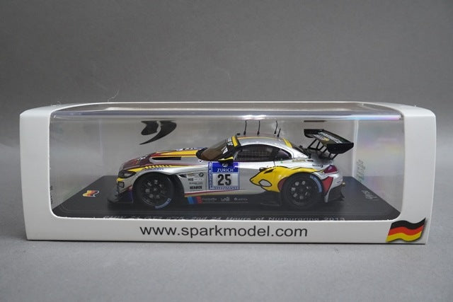 1:43 SPARK SG078 BMW Z4 GT3 2nd Nurburgring 24h 2013 #25 model car