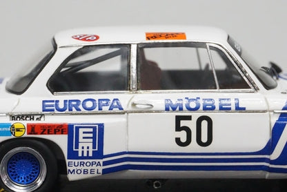 1:43 SPARK SG039 BMW 2002 Hockenheim Winner 1974 #50 J. Obermoser model car