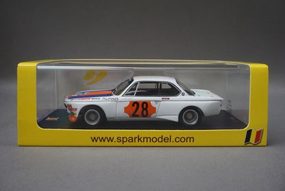 1:43 SPARK SB226 BMW CSL coupes de SPA Winner N.Lauda 1973 #28