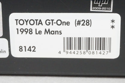 1:43 HPI 8142 Toyota GT-One Le Mans 1998 #28 ZENT model car