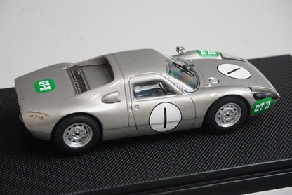 1:43 EBBRO 43725 Porsche 904 Carrera GTS Japan GP 1964 #1 Silver