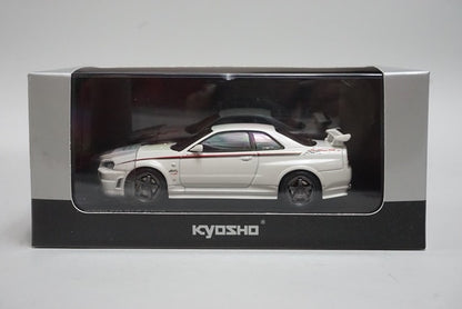 1:43 KYOSHO K03383W NISMO R34 GT-R S Tune White Pearl