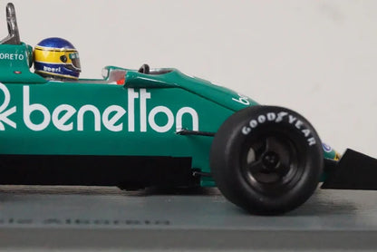1:43 SPARK S7286 Tyrrell 011 American GP Winner 1983 #3 Michele Alboreto