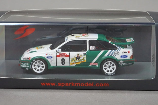 1:43 SPARK S2626 Ford Sierra RS Cosworth Winner Tour de Corse France 1988 #8