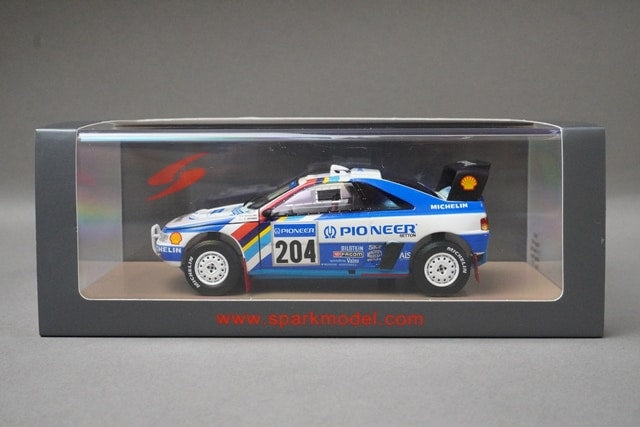 1:43 SPARK S5616 Peugeot 405 T16 Grand Raid Dakar Paris Winner 1989 #204 model car