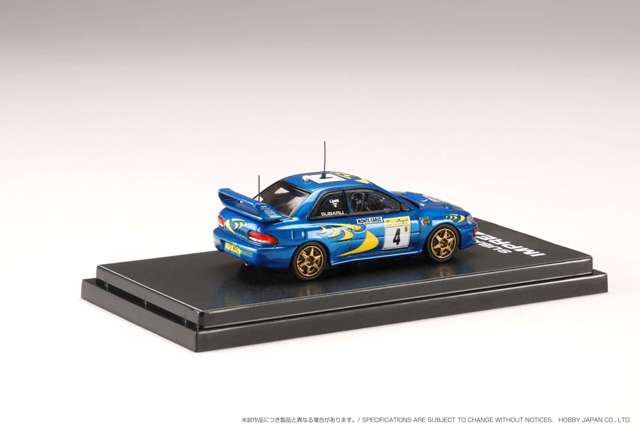 HJR642041B Hobby JAPAN 1:64 Subaru Impreza WRC 1997 #4 Monte Carlo Winner