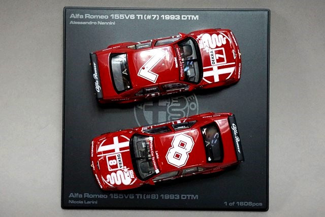 1:43 HPI 8079 Alfa Romeo 158V6 TI 1993 DTM #8/#7 Set