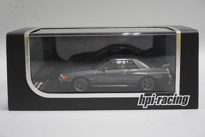 1:43 HPI 8157 Nissan Skyline GT-R (R32) Gun Gray Metallic model car
