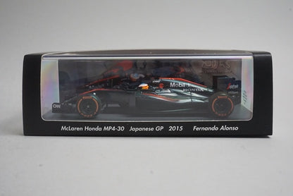 1:43 SPARK SCS156 McLaren Honda MP4-30 Japan GP 2015 F.Alonso #14 model car