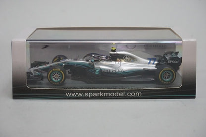 1:43 SPARK S6053 Mercedes AMG Petronas W09 EQ China GP 2018 #77 V.Bottas