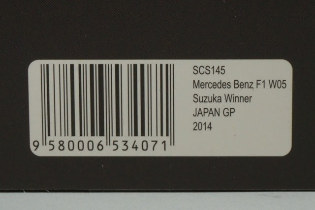 1:43 SPARK SCS145 Mercedes Benz F1 W05 Suzuka 2014 Japan GP Winner #44 L.Hamilton