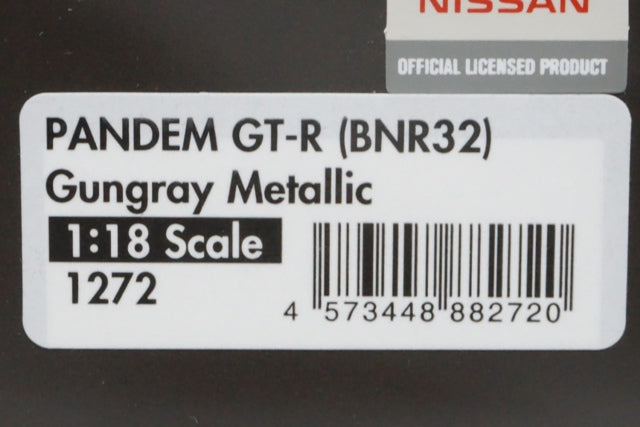 1:18 ignition model IG1272 PANDEM GT-R (BNR32) Gun Grey Metallic