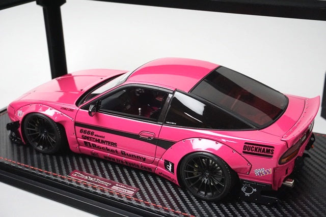 1:18 ignition model IG1108 Rocket Bunny 180SX Purple