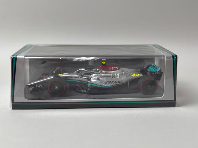 1:43 SPARK S8515 Mercedes AMG Petronas F1 W13 E Performance Bahrain GP 2022 #44 L.Hamilton