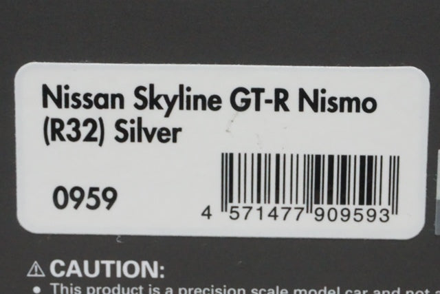 1:43 ignition model IG0959 Nissan Skyline GT-R Nismo (R32) Silver