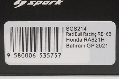 1:43 SPARK SCS214 Red Bull Racing RB16B Honda RA62H Bahrain GP 2021 #11
