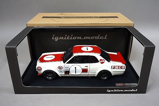 1:18 ignition model IG2017 Nissan Skyline 2000GT-R (KPGC10) Fuji Master 250km 1971 #1