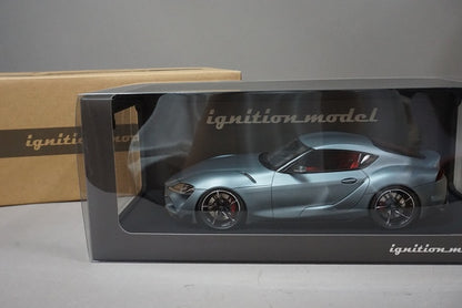 1:18 ignition model IG1891 Toyota GR Supra RZ (A90) Matte Storm Gray Metallic