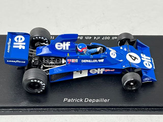 1:43 SPARK S1646 Tyrrell 007 Belgian GP 4th P.Dupayer 1975 #4