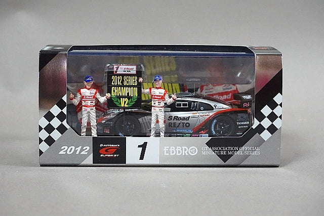 1:43 EBBRO 44898 S Road REITO MOLA GT-R Super GT500 Champion 2012 #1